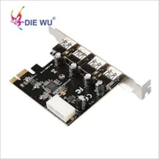 CONVERTOR PCI-E TO 4 X USB 3.0 DIEWU TXB048 Chipset:VL805