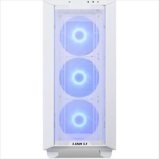CASE LIAN LI E-ATX LANCOOL III RGB Mid-Tower w/2x Tempered glass, 3x140mm PWM ARGB fans,x1 140mm PWM fan, Reversible Front I/O, White, LANCOOL 3R-W