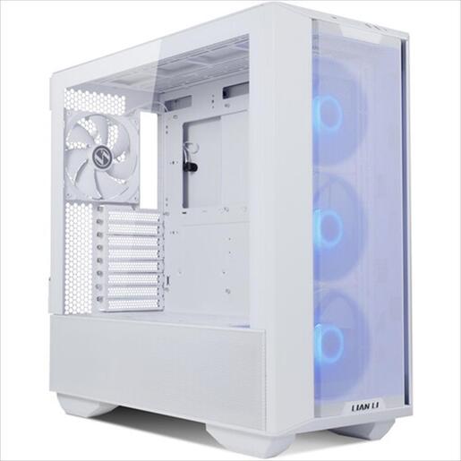 CASE LIAN LI E-ATX LANCOOL III RGB Mid-Tower w/2x Tempered glass, 3x140mm PWM ARGB fans,x1 140mm PWM fan, Reversible Front I/O, White, LANCOOL 3R-W
