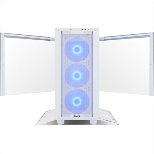 CASE LIAN LI E-ATX LANCOOL III RGB Mid-Tower w/2x Tempered glass, 3x140mm PWM ARGB fans,x1 140mm PWM fan, Reversible Front I/O, White, LANCOOL 3R-W