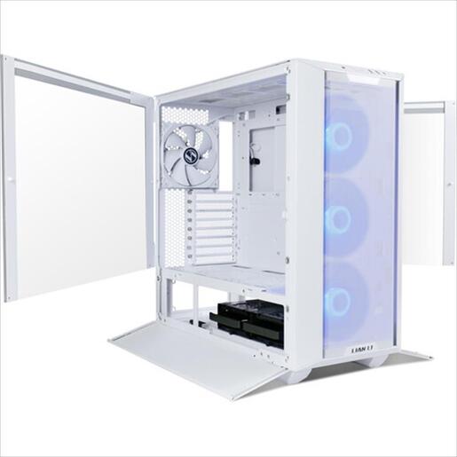CASE LIAN LI E-ATX LANCOOL III RGB Mid-Tower w/2x Tempered glass, 3x140mm PWM ARGB fans,x1 140mm PWM fan, Reversible Front I/O, White, LANCOOL 3R-W