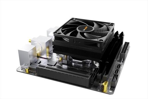 COOLERS CPU BE QUIET! PURE ROCK LP BLACK, 3 heatpipes 6mm, 92mm PWM fan, 45mm HEIGHT, TDP 100W, BK034