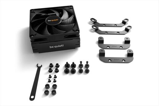COOLERS CPU BE QUIET! PURE ROCK LP BLACK, 3 heatpipes 6mm, 92mm PWM fan, 45mm HEIGHT, TDP 100W, BK034