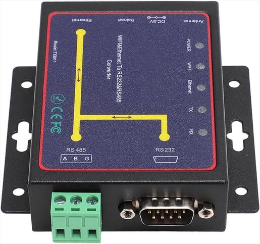 CONVERTOR WiFi TO RS232/RS485, DIEWU TXI011, Bi Directional, Chipset: TXIC/TX011