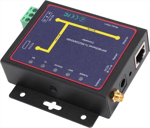 CONVERTOR WiFi TO RS232/RS485, DIEWU TXI011, Bi Directional, Chipset: TXIC/TX011
