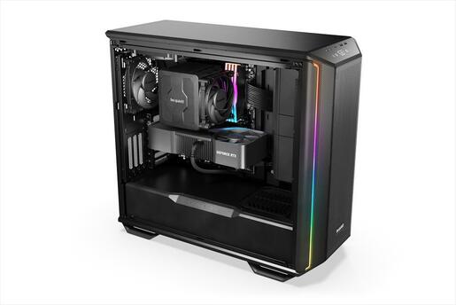 CASE BE QUIET! ATX Mid-Tower Dark Base 701, 3x140mm Silent Wings 4 PWM,Fan controller, w/WINDOW, АRGB LED illumination, Black BGW58