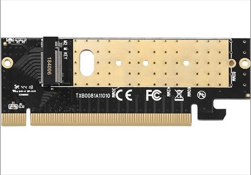 CONVERTOR PCI-E (16x) TO M.2 (NVME) , TXB008