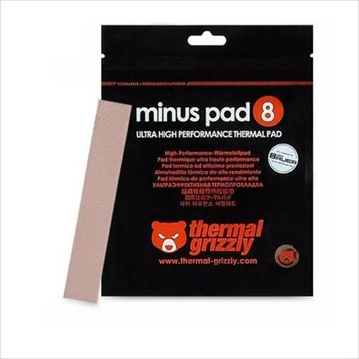 PAD THERMAL THERMAL GRIZZLY MINUS PAD 8 TC: 8.0 W / mk TG-MP8-120-20-20-1R, 120 x 20 x 2.0 mm