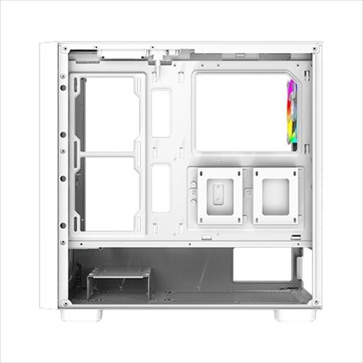 CASE XIGMATEK ATX mid-Tower GAMING G PRO ARCTIC WHITE w/Tempered glass and front Mesh, 4x120mm R20A  Arctic ARGB Galaxy II Box & Remote, EN42539