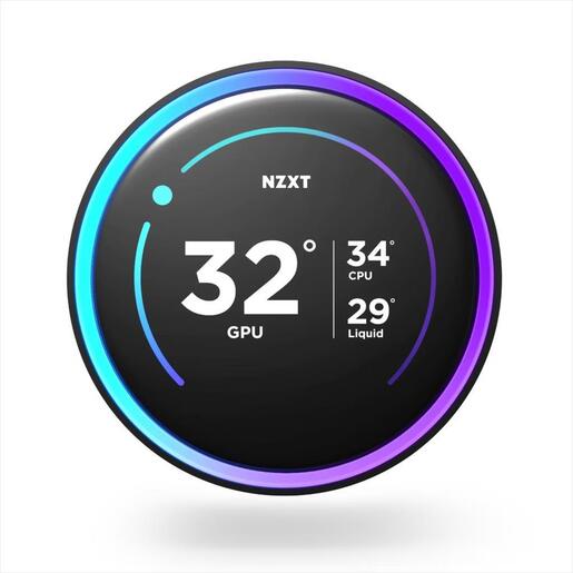 COOLERS CPU AIO NZXT Kraken 280 ELITE V2 RGB, 1x280mm F280 RGB Core fans, RGB Controller, w/2.72" IPS display, RL-KR28E-B2, MATTE BLACK