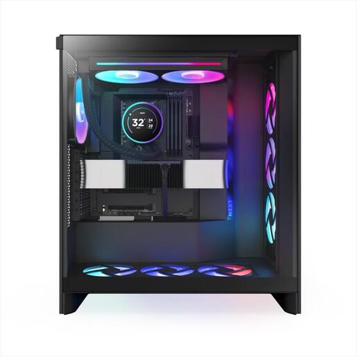 COOLERS CPU AIO NZXT Kraken 280 ELITE V2 RGB, 1x280mm F280 RGB Core fans, RGB Controller, w/2.72" IPS display, RL-KR28E-B2, MATTE BLACK
