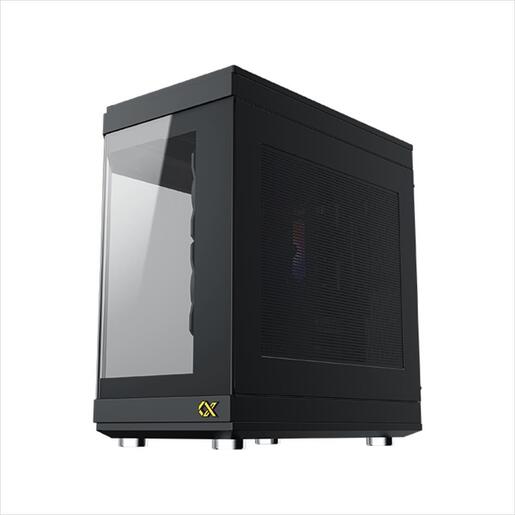 CASE XIGMATEK ATX mid-Tower CUBI BLACK w/3xTG, 6x120mm Z20A ARGB Galaxy II Fan Control Kit,USB type C, EN41938