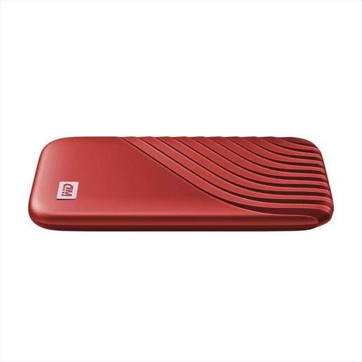 EXTERNAL SSD WD MY PASSPORT 500GB USB 3.2 Gen2 Type-C, 1050MB/s WDBAGF5000ARD-WESN Red