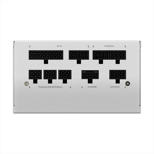 PSU 850W GIGABYTE UD850GM PG5W 80 PLUS GOLD w/PCIE 5.0, FULL MODULAR, WHITE, GP-UD850GM PG5W