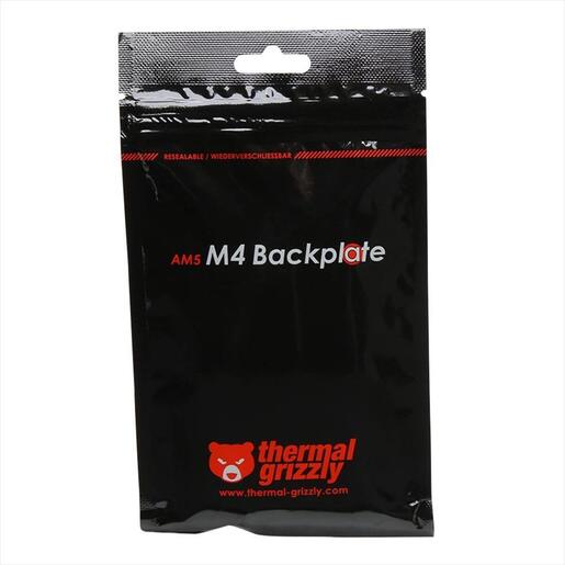 BACKPLATE Thermal Grizzly Anodized aluminum  AM5 M4 Black TG-BP-R7000