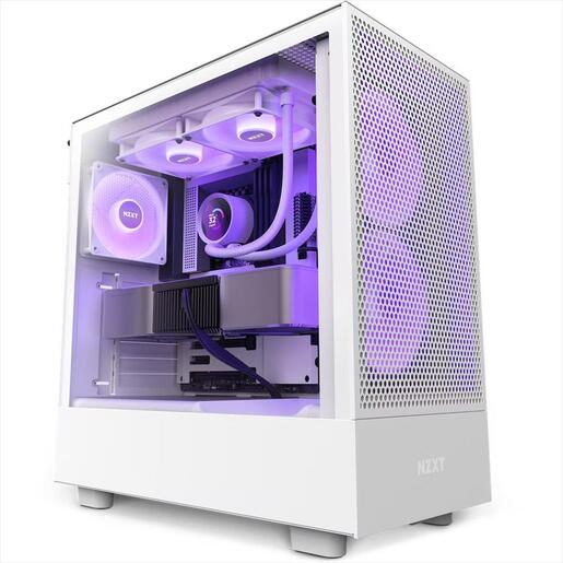 COOLERS CPU AIO NZXT Kraken 240 RGB, 2x120mm F120 RGB Core fans, RGB Controller, w/1.54" LCD display, RL-KR240-W1, MATTE WHITE