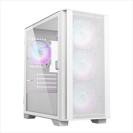 CASE MONTECH mATX AIR 100 ARGB w/ Tempered glass, 4x120mm ARGB fans, White