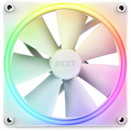 COOLERS CASE FAN 140mm NZXT F140 RGB DUO WHITE , RF-D14SF-W1