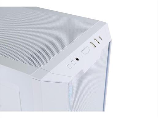 CASE LIAN LI E-ATX LANCOOL III Mid-Tower w/2x Tempered glass, 4x140mm PWM fans, Reversible Front I/O, White, LANCOOL 3-W