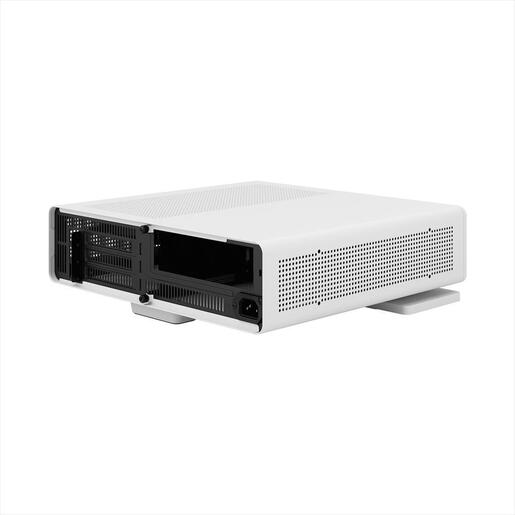 CASE FRACTAL DESIGN mini ITX RIDGE, 2x140mm Aspect 4-pin PWM fans, White, FD-C-RID1N-12