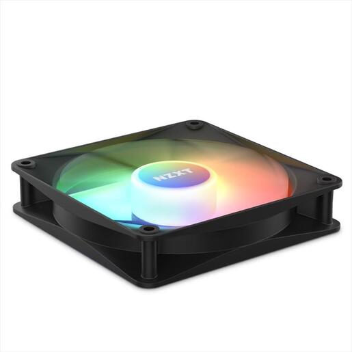 COOLERS CASE FAN 120mm NZXT F120 RGB CORE Black PWM, Static Pressure, 1.800 RPM, RF-C12SF-B1