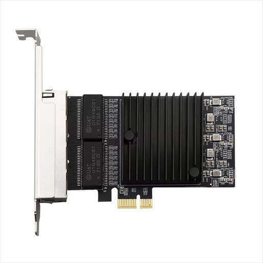 NET LAN PCIe 10/100/1000 4port, DIEWU TXA198, Chipset: Intel I82571