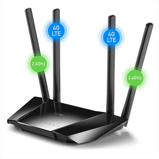 NET ROUTER WIRELESS 300N 4G LTE CUDY LT400 Cat.4