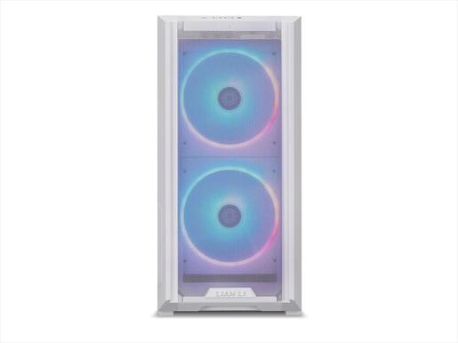 CASE LIAN LI E-ATX LANCOOL 216 RGB Mid-Tower w/ Tempered glass, Front 2x 160mm ARGB fans, Rear 1x 140mm PWM, White, LANCOOL 216RW
