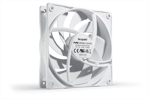 COOLERS CASE FAN 120mm BE QUIET! PURE WINGS 3 High Speed PWM White 2.100rpm, DURABLE RIFLE BEARING, BL111