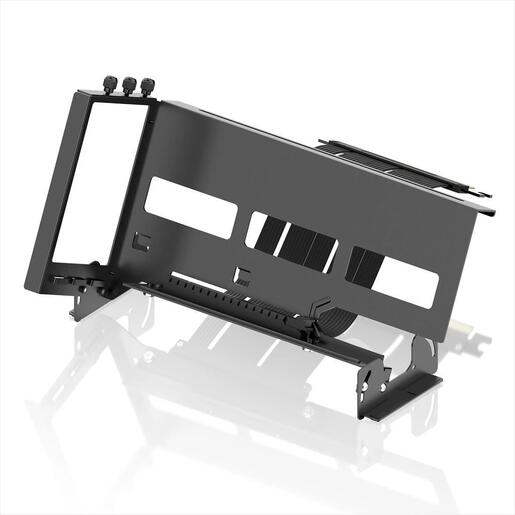GPU VERTICAL BRACKET KIT EZDIY-FAB PCIe 16x Gen4 w/RISER CABLE 170mm, 45° Black