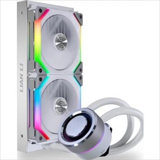 COOLERS CPU AIO LIAN LI GALAHAD 240 SL EDITION ARGB, 2x120mm PWM UNI FANS ARGB fans, White, GA240SLA