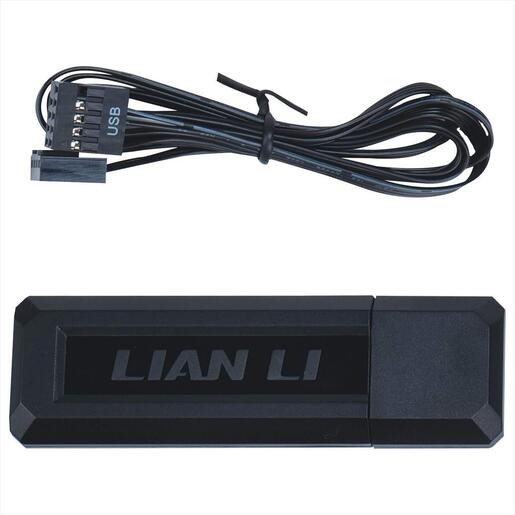 COOLERS CASE FAN 3x120mm LIAN LI UNI FAN SL w/ L-Wireless controller, LCD 120 A-RGB PWM, Black, 12SLLCD1W3B