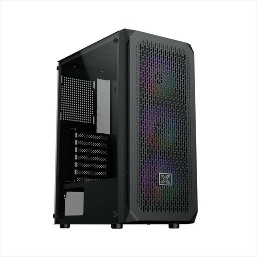 CASE XIGMATEK ATX SKY 3F, Left TG, Mesh Front panel , 3x120mm Z20F LED RGB FIXED fan, USB 3.0, EN42157