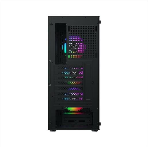 CASE XIGMATEK ATX SKY 3F, Left TG, Mesh Front panel , 3x120mm Z20F LED RGB FIXED fan, USB 3.0, EN42157
