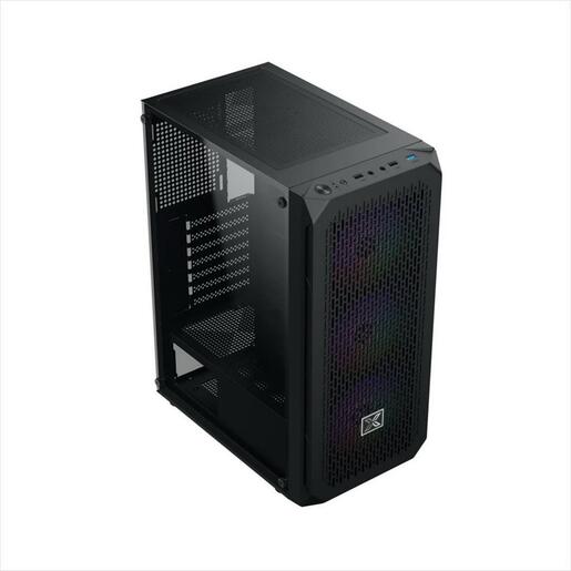 CASE XIGMATEK ATX SKY 3F, Left TG, Mesh Front panel , 3x120mm Z20F LED RGB FIXED fan, USB 3.0, EN42157