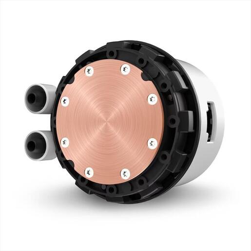 COOLERS CPU AIO NZXT Kraken 280 RGB, 2x140mm F140 RGB Core fans, RGB Controller, w/1.54" LCD display, RL-KR280-W1, MATTE WHITE