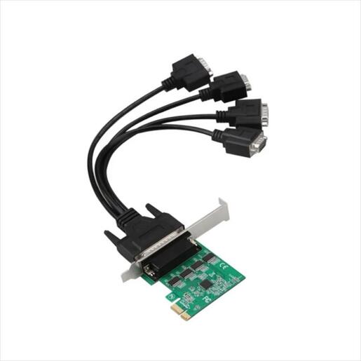 CONVERTOR PCI-E TO COM X4, TXB174, Chipset: ASIX/AX99100