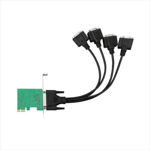 CONVERTOR PCI-E TO COM X4, TXB174, Chipset: ASIX/AX99100