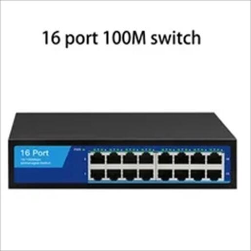 NET Switch DIEWU 16-port 10/100 TXE187, METAL
