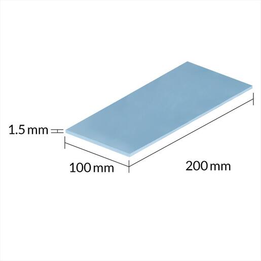 PAD THERMAL ARCTIC TP-3 TC: 7.6 W / mk ACTPD00060A, 200 x 100 x 1.5 mm (pack of x2)