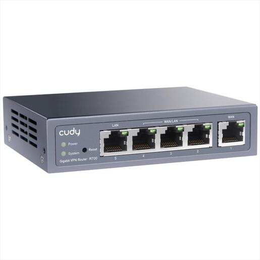 NET ROUTER CUDY R700 Multi-WAN VPN (Gigabit) 1xWAN, 3x WAN/LAN, 1xLAN