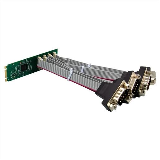 CONVERTOR M.2 TO COM X4, TXB179, Chipset: ASIX/AX99100, LP