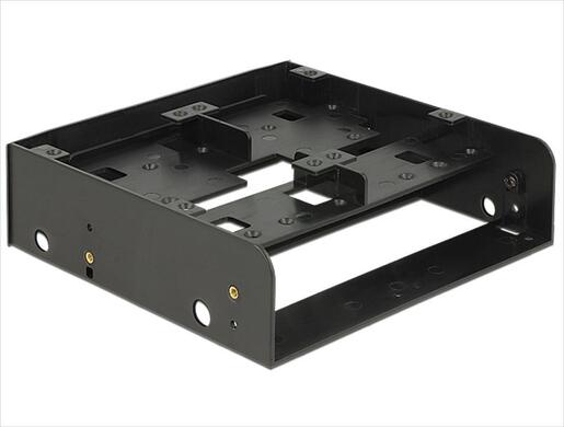 CASE mount 6x  2,5" HDD/SSD/ 1x 3,5" + 2x 2,5" ; 5.25" Delock 18217