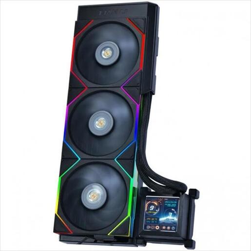 COOLERS CPU AIO LIAN LI HydroShift LCD 360TL ARGB, 3x120mm ARGB fans, LCD Display 2.88" IPS, Black, HSLCD36TB