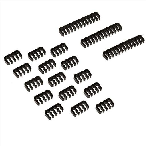 EXTENSION PSU KIT KOLINK ATX 24-pin, CPU 4+4-pin, PCI-E 8-pin x2, PCI-E 6+2-pin x3, w/cable clips GREEN/BLACK ZUAD-1278