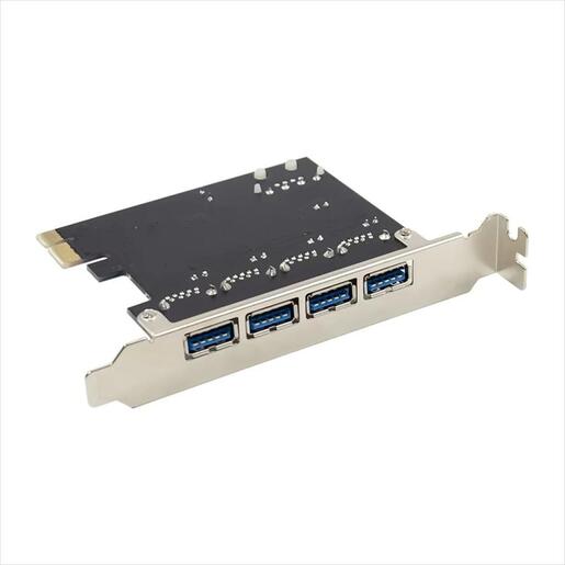 CONVERTOR PCI-E TO 4 X USB 3.0 DIEWU TXB018 Chipset: NEC720201, IDE Powered