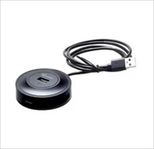 USB HUB 2.0 4PORT, TXD105-1 Black w/1m cable