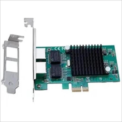 NET LAN PCIe 10/100/1000 2port, DIEWU TXA020, Chipset: Intel 82575, LP