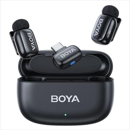 MICROPHONE WIRELESS SYSTEM BOYA MINI 14, 2xMIC, USB-C receiver, black