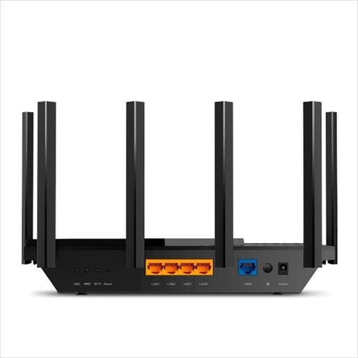 NET ROUTER Wireless TP-LINK ARCHER AX72, AX5400, Wi-Fi 6, Dual Band, 4xGb ports, 5GHz, MU-MIMO, w/ 6 antennas